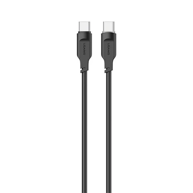 Кабель Usams US-SJ567 Lithe PD | FC USB-C to USB-C 100W 1.2m Black (SJ567USB01)