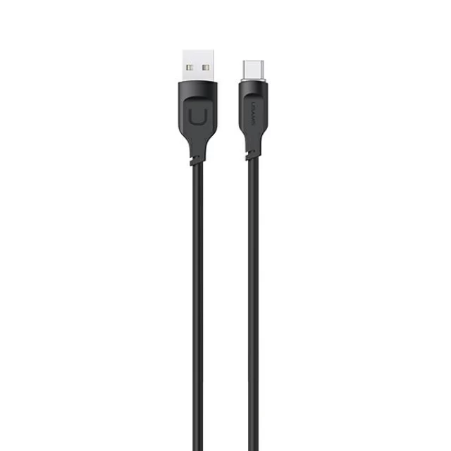 Кабель Usams US-SJ568 Lithe PD | FC PD | FC USB-A to USB-C 6A 1.2m Black (SJ568USB01)