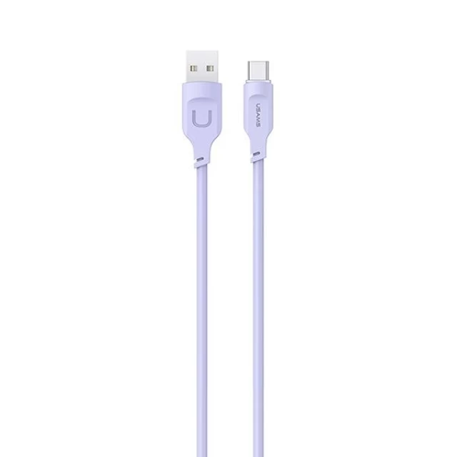Кабель Usams US-SJ568 Lithe PD | FC PD | FC USB-A to USB-C 6A 1.2m Purple (SJ568USB03)