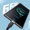 Кабель Usams US-SJ568 Lithe PD | FC PD | FC USB-A to USB-C 6A 1.2m Green (SJ568USB04)