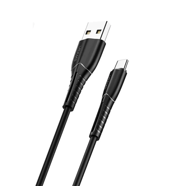 Кабель Usams US-SJ365 U35 FC USB-A to Micro-USB 2A 1m Black (SJ365USB01)