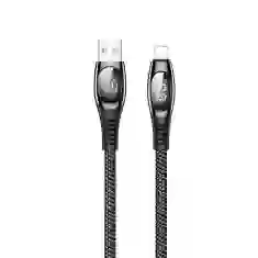 Кабель Usams US-SJ368 U36 Display FC USB-A to Lightning 2A 1.2m Black (SJ368USB01)