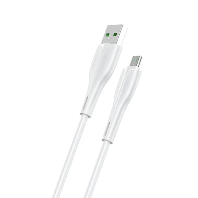 Кабель Usams US-SJ375 U38 FC USB-A to Micro-USB 4A 1m White (SJ375USB02)