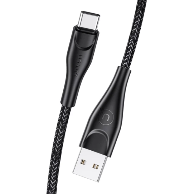 Кабель Usams US-SJ395 U41 FC USB-A to USB-C 2A 2m Black (SJ395USB01)