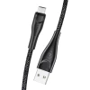 Кабель Usams US-SJ396 U41 FC USB-A to Micro-USB 2A 2m Black (SJ396USB01)