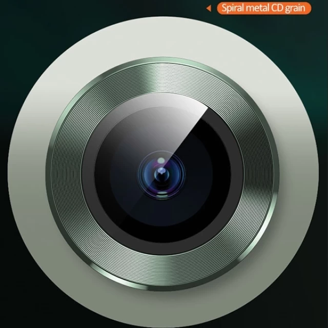 Захисне скло Usams для камери iPhone 11 Pro Max Metal Camera Lens Glass Gold (BH573JTT04)