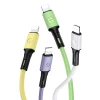 Кабель Usams US-SJ434 U52 FC USB-A to Lightning 2A 1m Green (SJ434USB02)