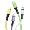 Кабель Usams US-SJ435 U52 FC USB-A to Micro-USB 2A 1m Green (SJ435USB02)
