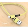 Кабель Usams US-SJ435 U52 FC USB-A to Micro-USB 2A 1m Yellow (SJ435USB03)