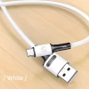 Кабель Usams US-SJ436 U52 FC USB-A to USB-C 2A 1m White (SJ436USB01)