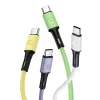 Кабель Usams US-SJ436 U52 FC USB-A to USB-C 2A 1m Green (SJ436USB02)