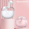 Беспроводные наушники Usams BU Series TWS Bluetooth 5.1 Pink (BHUBU04)