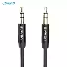 Кабель Usams YP-01 AUX Audio 3.5mm to Audio 3.5mm 1m Black (YP101)