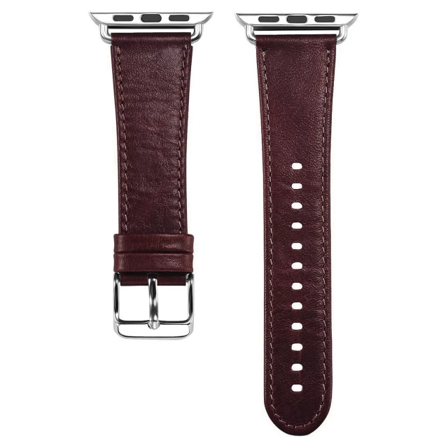 Ремешок iCarer Leather Vintage Wristband для Apple Watch 41 |40 | 38 mm Red (RIW103-WI)