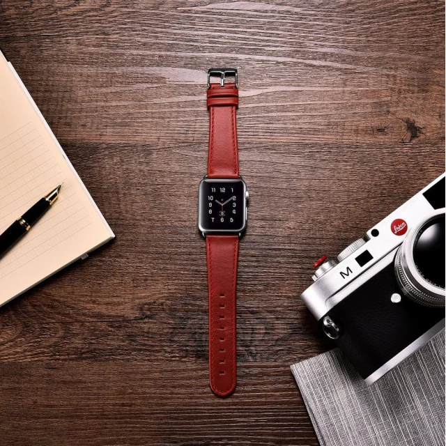 Ремешок iCarer Vintage Band для Apple Watch 41 | 40 | 38 mm Red (RIW117-RD)