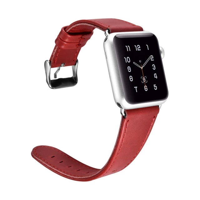 Ремінець iCarer Vintage Band для Apple Watch 41 | 40 | 38 mm Red (RIW117-RD)