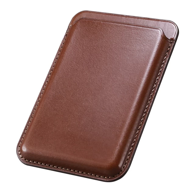 Чохол iCarer Leather Magnetic Brown with MagSafe (XKB0001-BN)