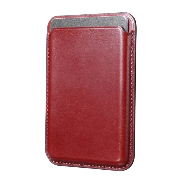 Чохол iCarer Leather Magnetic Red with MagSafe (XKB0001-RD)