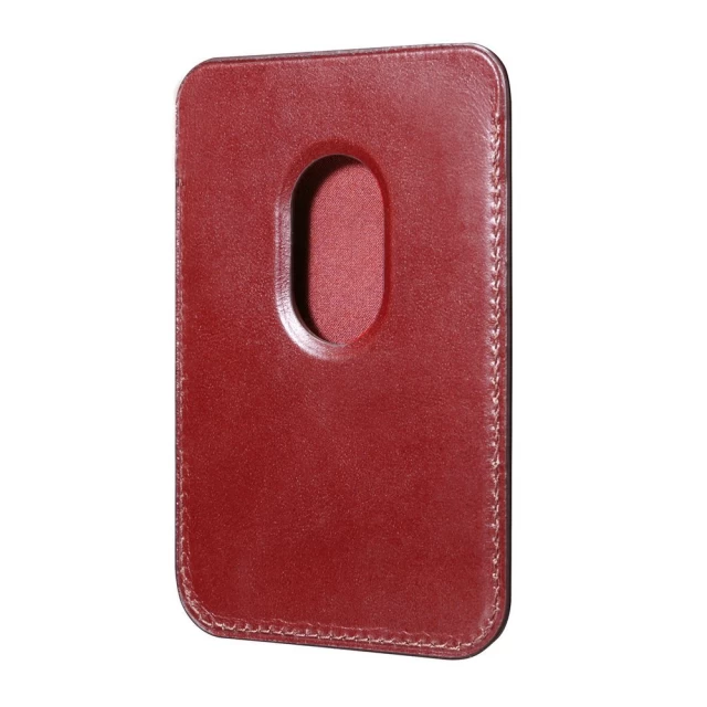 Чехол iCarer Leather Magnetic Red with MagSafe (XKB0001-RD)