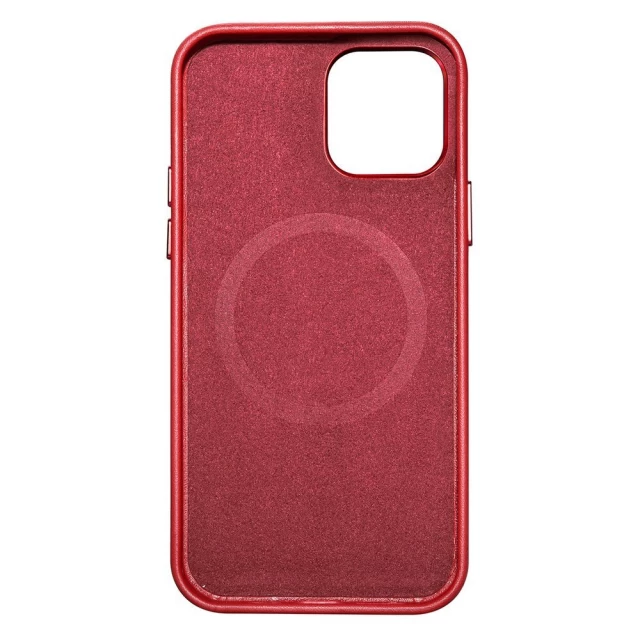 Чехол iCarer для iPhone 12 mini Leather Case Red (WMI1215-RD)