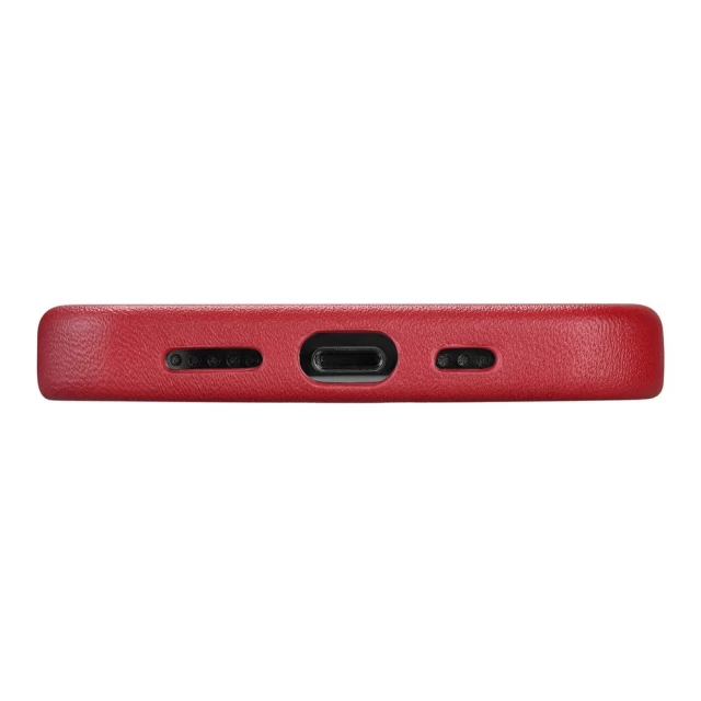 Чехол iCarer для iPhone 12 | 12 Pro Leather Red (WMI1216-RD)