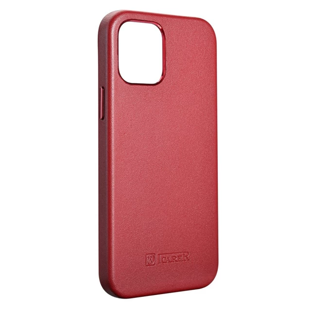 Чехол iCarer для iPhone 12 Pro Max Leather Red (WMI1217-RD)