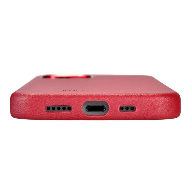 Чехол iCarer для iPhone 12 Pro Max Leather Red (WMI1217-RD)