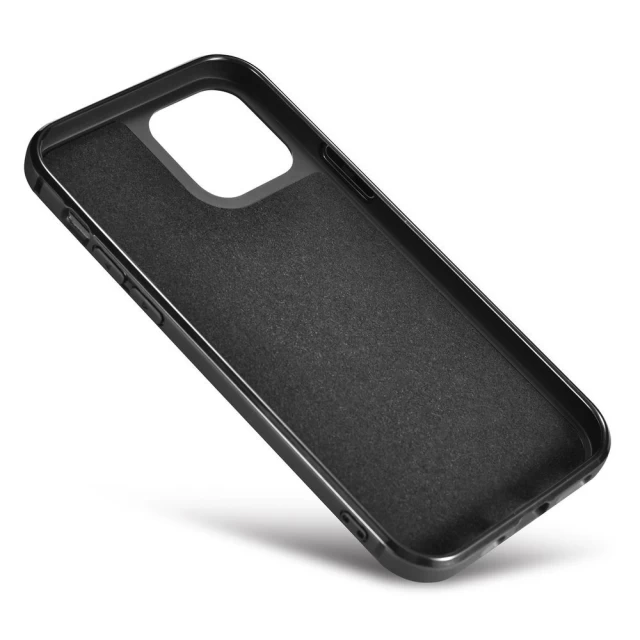 Чохол iCarer для iPhone 12 Pro Max Leather Oil Wax Black (ALI1206-BK)