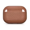 Чехол iCarer для AirPods Pro Leather Woven Brown (WMAP001-BN)