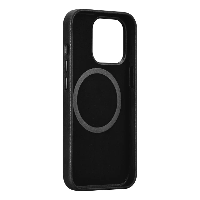 Чохол iCarer для iPhone 13 Leather Case Black (ALI1208-BK)