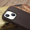 Чохол iCarer для iPhone 13 Leather Case Brown (ALI1208-CO)