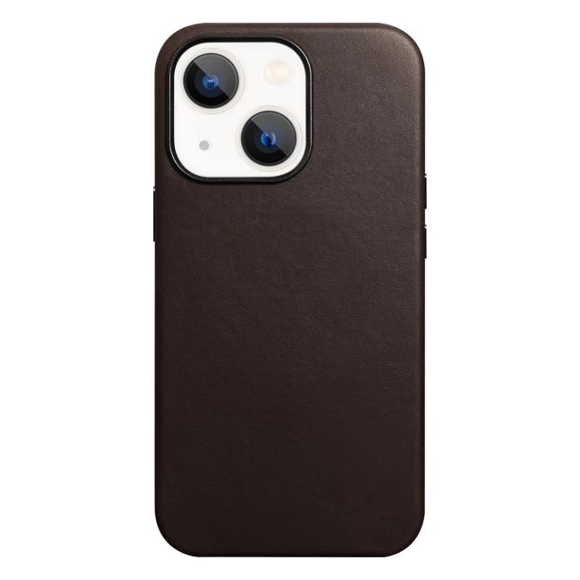 Чехол iCarer для iPhone 13 Leather Case Brown (ALI1208-CO)
