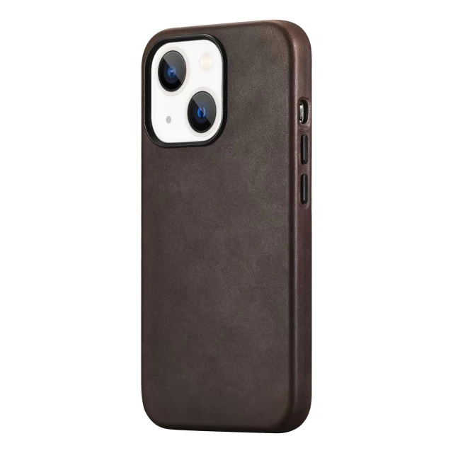 Чехол iCarer для iPhone 13 Leather Case Brown (ALI1208-CO)