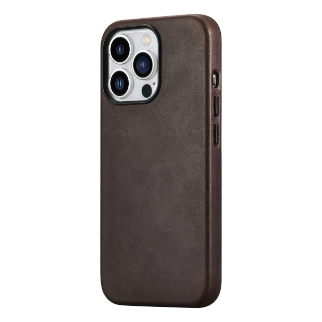 Чохол iCarer для iPhone 13 Pro Leather Case Brown (ALI1209-CO)