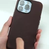 Чохол iCarer для iPhone 13 Pro Max CH Brown (ALI1210-CO)