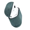 Чехол iCarer для AirPods Pro Leather Alcantara Green (WMAP006-GN)