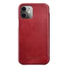 Чохол iCarer для iPhone 12 Pro Max Vintage Folio Red (RIX1202-red)