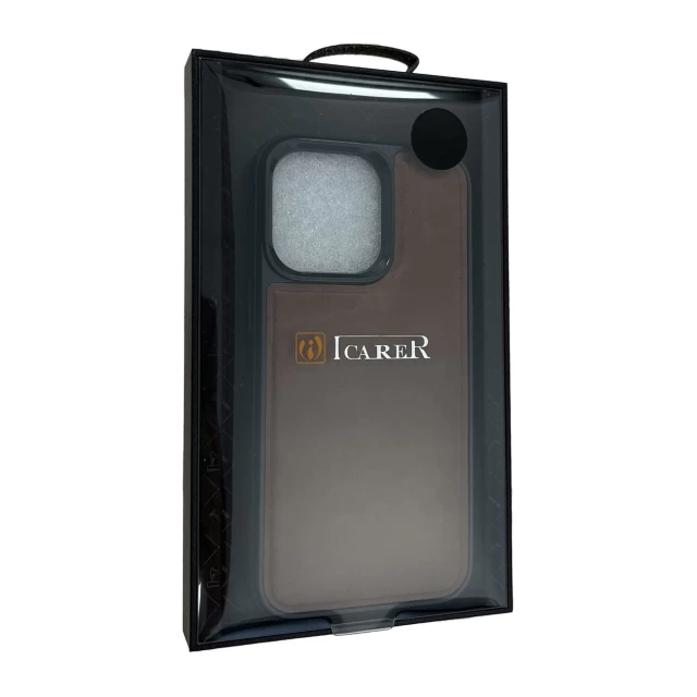 Чохол iCarer для iPhone 13 Pro Leather Oil Wax Brown (ALI1213-BN)
