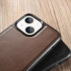 Чохол iCarer для iPhone 13 Leather Oil Wax Brown (ALI1212-BN)