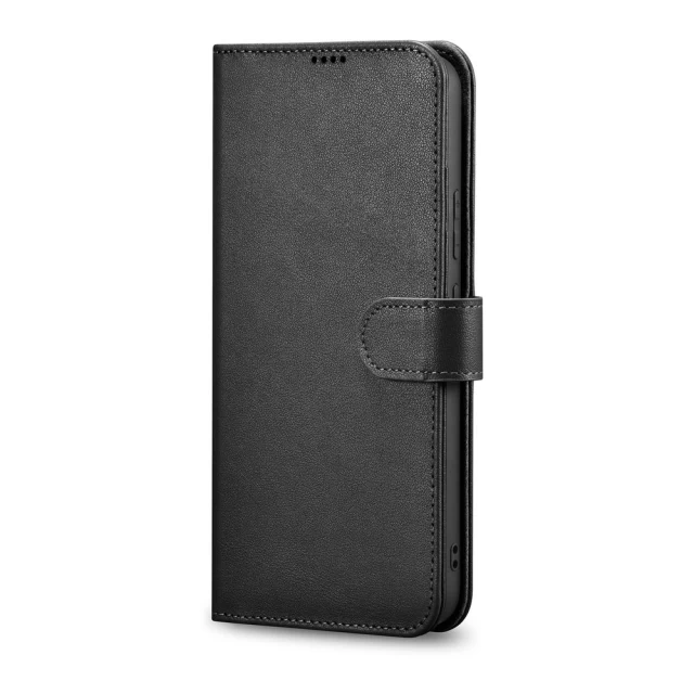 Чехол-кошелек iCarer для Samsung Galaxy S22 Plus Haitang Black (AKSM05BK)