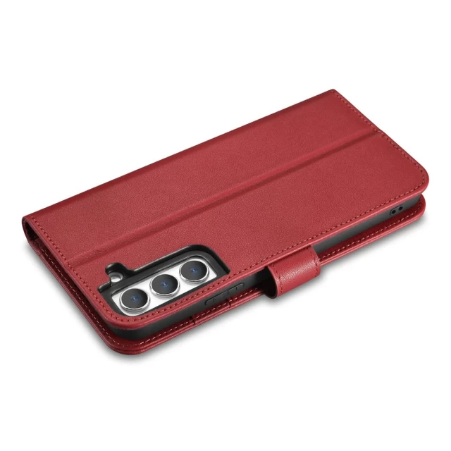 Чохол-гаманець iCarer для Samsung Galaxy S22 Haitang Red (AKSM04RD)
