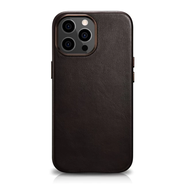 Чехол iCarer для iPhone 13 Pro Leather Oil Wax Coffee (WMI1303-CO)