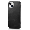 Чехол iCarer для iPhone 13 Vintage Folio Black (RIX1302-BK)