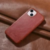 Чехол iCarer для iPhone 13 Vintage Folio Red (RIX1302-RD)