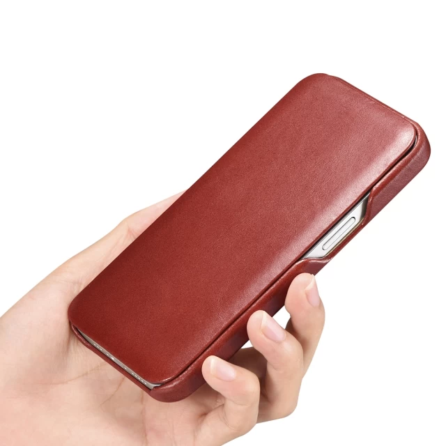 Чохол iCarer для iPhone 13 Vintage Folio Red (RIX1302-RD)