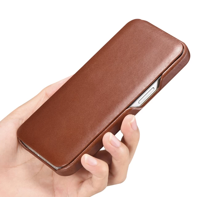 Чехол iCarer для iPhone 13 Pro Vintage Folio Brown (RIX1303-BN)