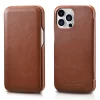 Чохол iCarer для iPhone 13 Pro Vintage Folio Brown (RIX1303-BN)