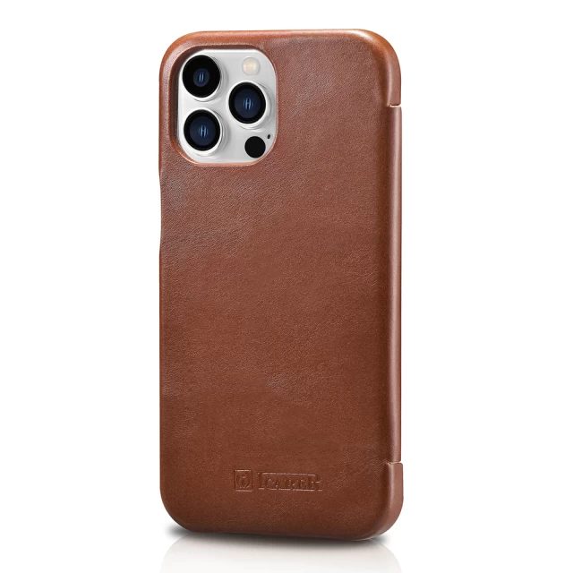 Чехол iCarer для iPhone 13 Pro Vintage Folio Brown (RIX1303-BN)