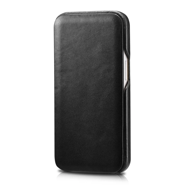 Чохол iCarer для iPhone 13 Pro Max Vintage Folio Black (RIX1304-BK)