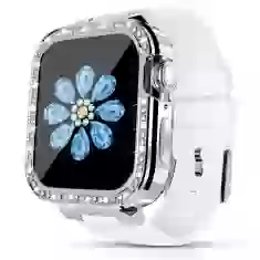 Чохол і ремінець Kingxbar Starry для Apple Watch 4/5/6/SE 40 | 41 mm White (6959003504289)